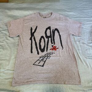 Korn Follow The Leader Graphic T-Shirt in Gray